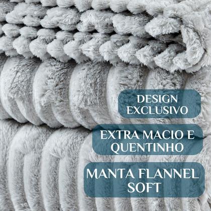 Imagem de Cobertor De Casal Queen Size Grosso Sophie Antialergico Supe Quentinho