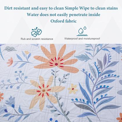 Imagem de Cobertor de piquenique DEWUR 200x200cm impermeável à prova de areia (branco)