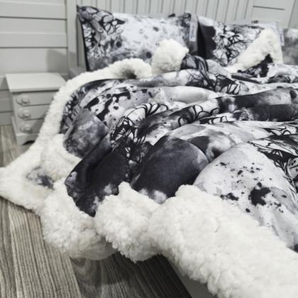 Imagem de Cobertor Duplo 260x300cm Casal King + 2 Fronhas 5 Estampas