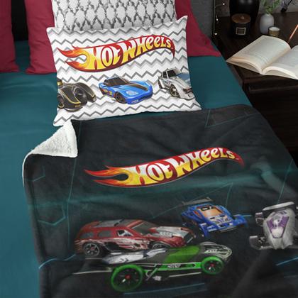 Imagem de Cobertor Duplo Hot Wheels 155x240cm Pele De Carneiro