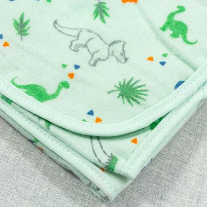 Imagem de Cobertor estampado Dino em algodão 70 X 90cm