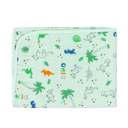 Imagem de Cobertor estampado Dino em algodão 70 X 90cm
