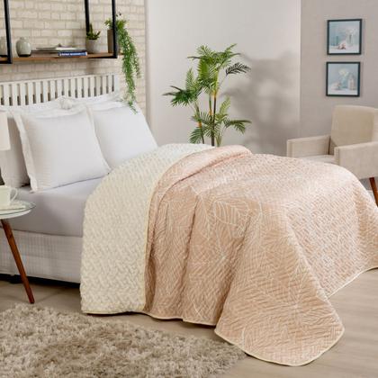 Imagem de Cobertor Estampado Queen Soft Matelado 01 Peça Sherpa