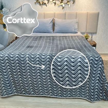 Imagem de Cobertor Finlândia Estampas Casal 1,80m x 2,20m Sherpa e Microfibra Dupla Face