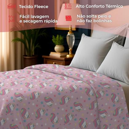 Imagem de Cobertor Fleece Manta Microfibra Arte Cazza Casal