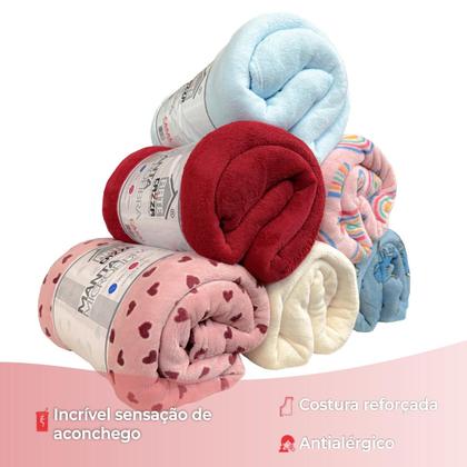 Imagem de Cobertor Fleece Manta Microfibra Arte Cazza Casal