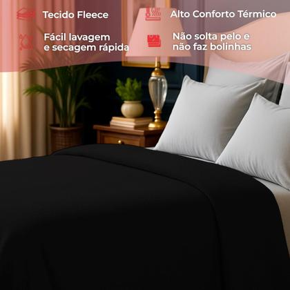 Imagem de Cobertor Fleece Manta Microfibra Arte Cazza Casal