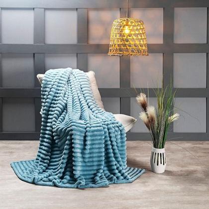 Imagem de Cobertor Fluffy Queen 01 Peça - Aqua