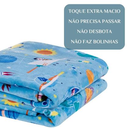 Imagem de Cobertor Grosso Cobredrom Infantil Mundo Kids Super Fofinha