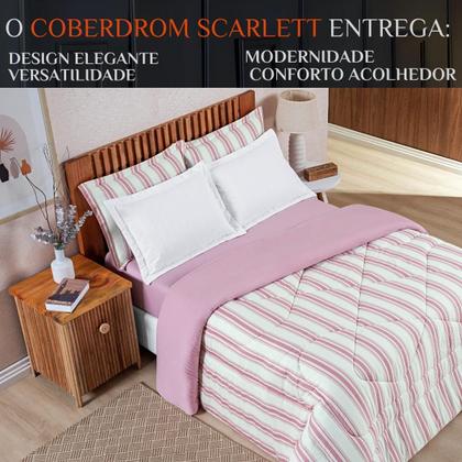 Imagem de Cobertor Grosso King Size Estampado Scarlett Malha
