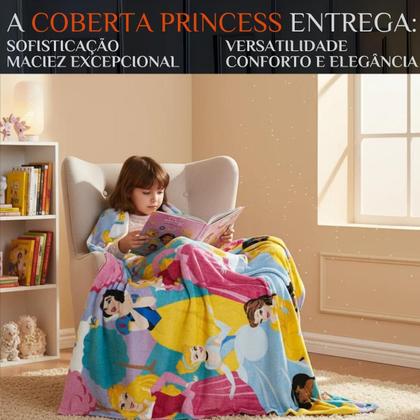 Imagem de Cobertor Grosso Princess Antialégico Quentinho De Verdade