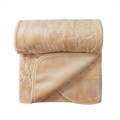 Imagem de Cobertor Infantil Antialérgico Macio Bebê Menina Menino Comprensado Alto Relevo 0.90x1.05cm Embalagem Plastica