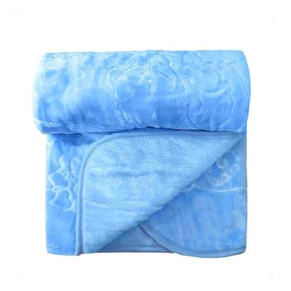 Imagem de Cobertor Infantil Antialérgico Macio Bebê Menina Menino Comprensado Alto Relevo 90x105cm OEM