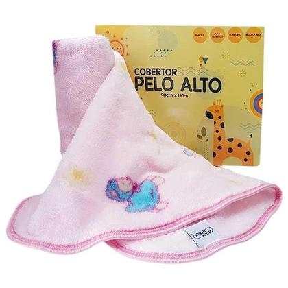 Imagem de Cobertor Infantil Bebê Pelo Alto 90x1,10m Bichinhos Divertidos Jolitex Ternille