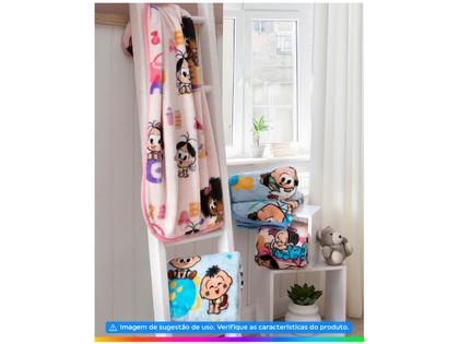 Imagem de Cobertor Infantil de Berço Jolitex de Microfibra Soninho Rosa