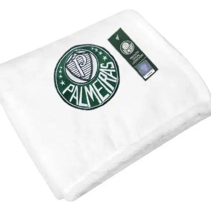 Imagem de Cobertor infantil palmeiras - 90 x 1,10 - branco - jolitex