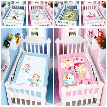 Imagem de Cobertor Infantil Raschel Plus Antialérgico 90x1,10m Jolitex Ternille