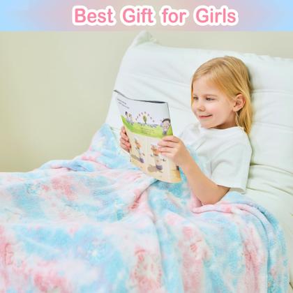 Imagem de Cobertor infantil Softan Glow in the Dark, cobertor luminoso de flanela macio e aconchegante para sofá-cama, presente de aniversário de Natal, borboleta de 50 x 60 polegadas