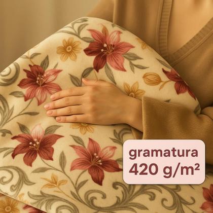 Imagem de Cobertor Jolitex Kyor Plus Microfibra Macio Antialérgico