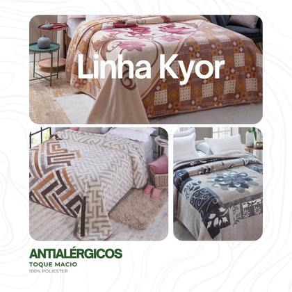 Imagem de Cobertor Jolitex Kyor Plus Microfibra Macio Antialérgico Toque Macio Cobertor Quentinho Alta Qualidade