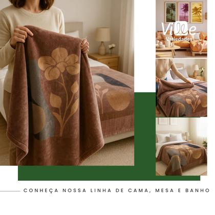 Imagem de Cobertor Jolitex Kyor Plus Microfibra Macio Antialérgico Toque Macio Cobertor Quentinho Alta Qualidade