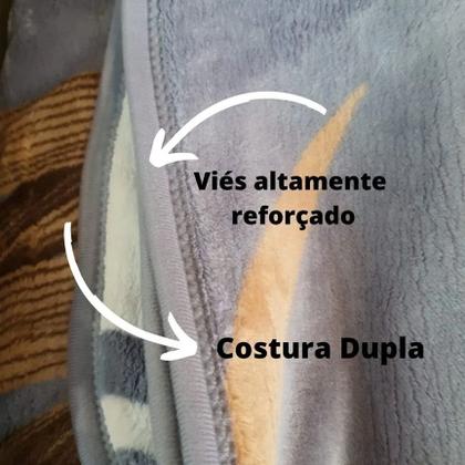 Imagem de Cobertor Jolitex Ternille Kyör Plus Casal Cor Cinza Com Design Amalfi -Quentinho-Grossinho