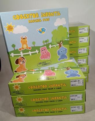 Imagem de Cobertor jolitex tradicional macio infantil berço bebê enxoval recém nascido menino menina 0,90x1,10