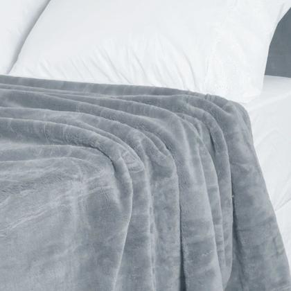 Imagem de Cobertor King Corttex Living Art Chamonix Cinza - 701032