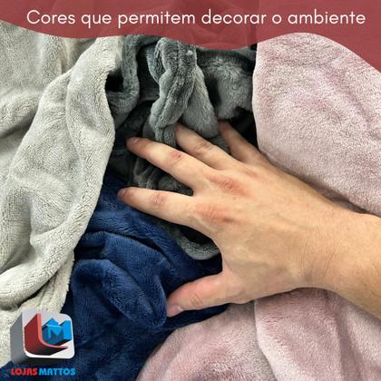 Imagem de Cobertor King Corttex Lumini 300 Microfibra Soft Alta Gramatura Toque de Seda Aveludado