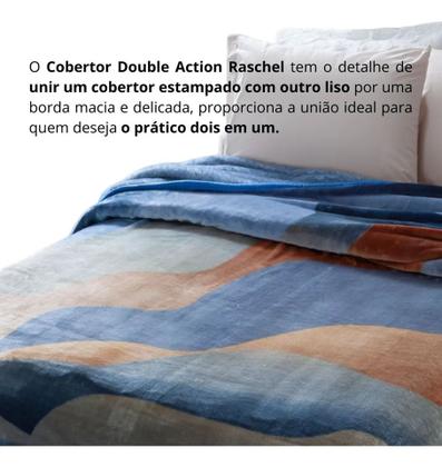 Imagem de Cobertor King Double Action Dupla Face Raschel Jolitex 2 E 1-Marbella-Simplesmente Maravilhoso