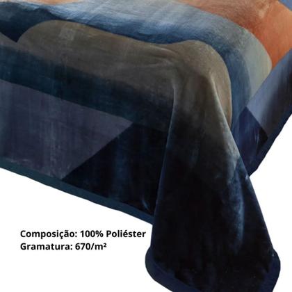 Imagem de Cobertor King Double Action Dupla Face Raschel Jolitex 2 E 1-Marbella-Simplesmente Maravilhoso