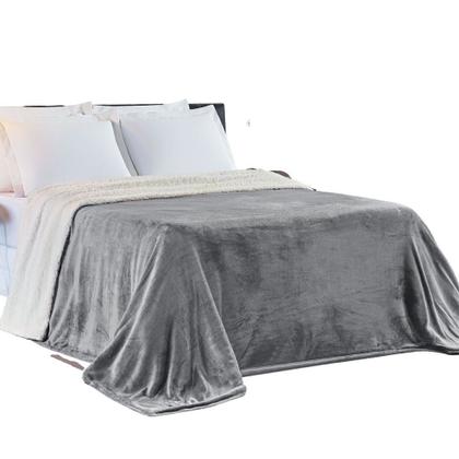 Imagem de Cobertor King Dupla Face com Manta Sherpa Alaska