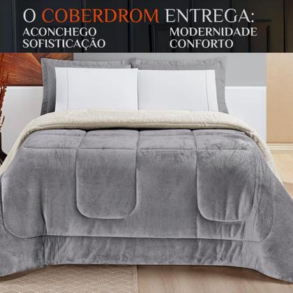 Imagem de Cobertor King Size Grosso Everest Cobredom Luxo La Carneiro FofinhoeQuentinho