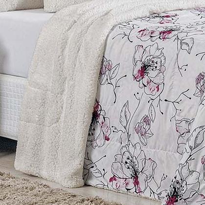 Imagem de Cobertor King Top Line Estampado Hipercal/Sherpa 1 Peça - Malta - 100% Poliéster
