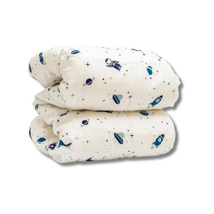 Imagem de Cobertor Kit 2pçs Bebê Wave Berço Azul e Edredom Astro