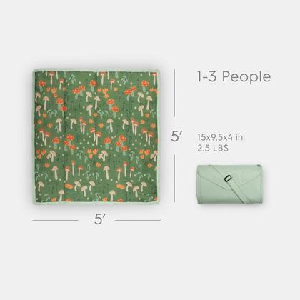 Imagem de Cobertor Little Unicorn 152x152cm, bolso com zíper resistente à água