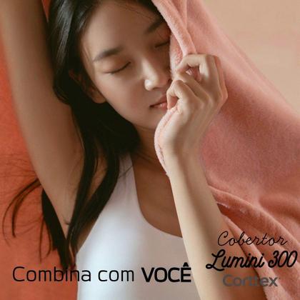 Imagem de Cobertor Lumini 300 Queen Size 2,40m x 2,20m Toque De Seda Quentinho Dupla Face Acabamento Brilhante