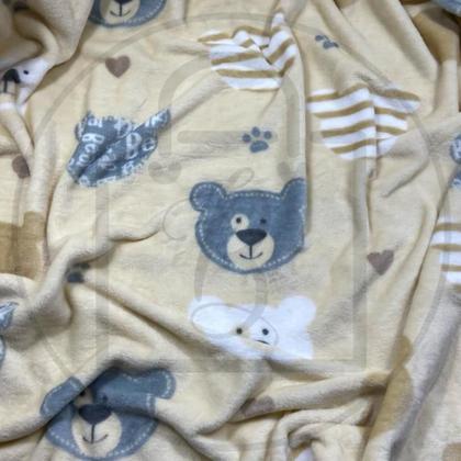 Imagem de Cobertor Manta Antialérgica Bebe Microfibra Soft Infantil