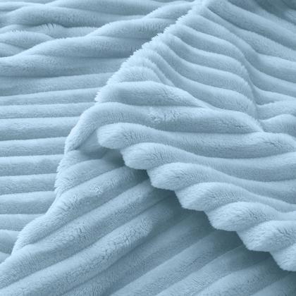 Imagem de Cobertor Manta Bebê Wave Berço Duplo Antialérgico Azul