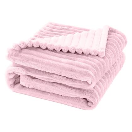 Imagem de Cobertor Manta Bebê Wave Berço Duplo Antialérgico Rosa