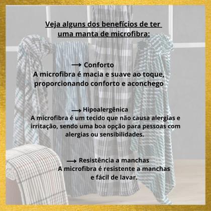 Imagem de Cobertor Manta Canelado Soft Antialérgico 2,00 x 1,80m