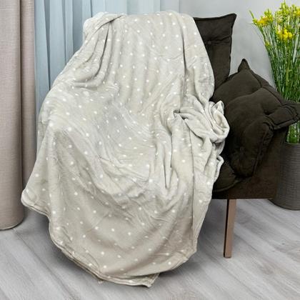 Imagem de Cobertor manta Casal premium Poa Extra macia estampada ENVIO IMEDIATO