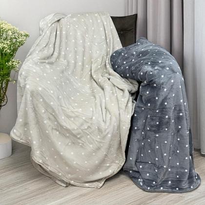 Imagem de Cobertor manta Casal premium Poa Extra macia estampada ENVIO IMEDIATO