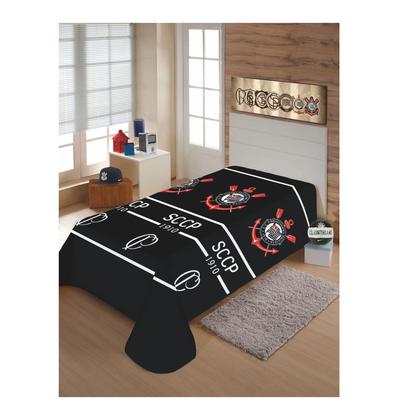 Imagem de Cobertor Manta Jolitex Corinthians Soft 2m X 1.5m