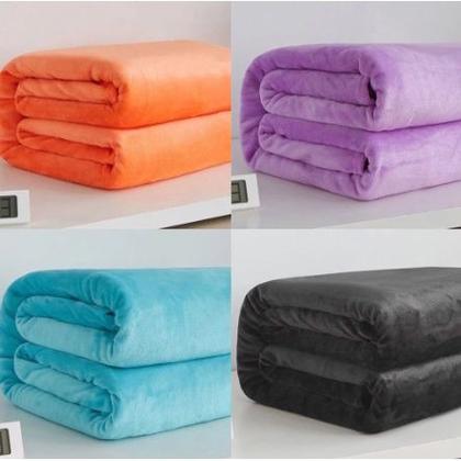 Imagem de Cobertor Manta Lisa Casal Microfibra 1,80 x 2,00 Mantinha