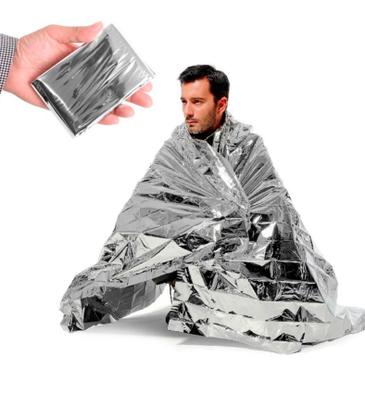 Imagem de Cobertor Manta Térmica Aluminizado Isolante Emergência Resgate