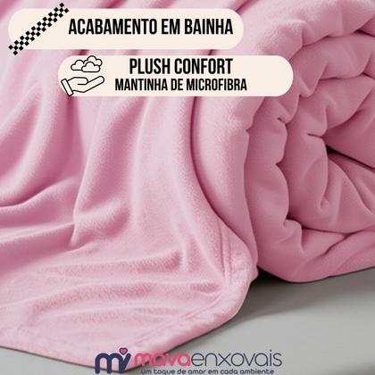 Imagem de Cobertor Mantinha Microfibra Casal Manta Soft Macia Veludo