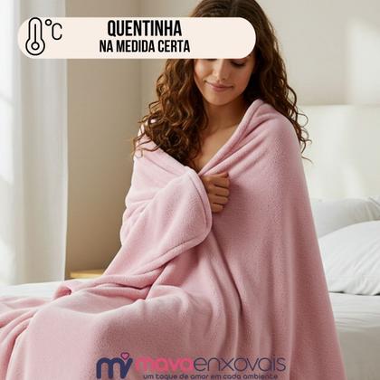 Imagem de Cobertor Mantinha Microfibra Casal Manta Soft Macia Veludo