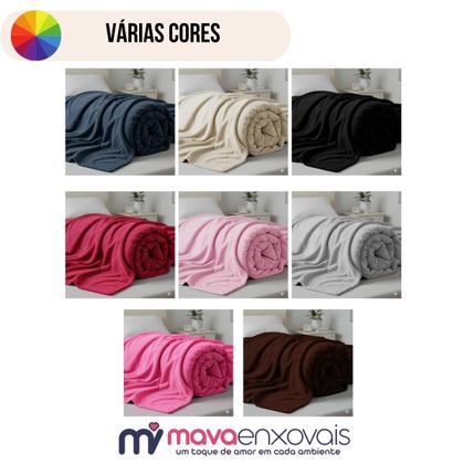 Imagem de Cobertor Mantinha Microfibra Casal Manta Soft Macia Veludo