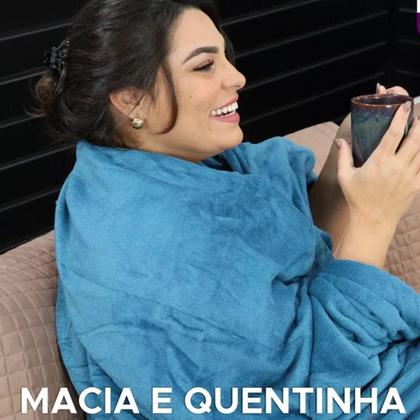 Imagem de Cobertor Microfibra Grande Casal Básica Quentinho Luxo